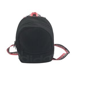 Adidas Mini Backpack Black Unisex Adjustable Straps Quilted Back